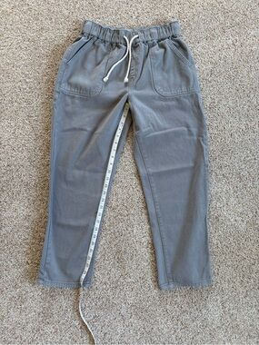 Wish List Size L Casual Drawstring Pants - Gray/ Green